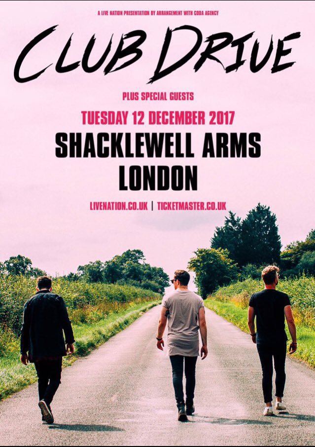 ClubDriveBand's tweet image. Who wants a chance to #win a pair of Tickets to our very special London show? #RT #Competition #london 🔥