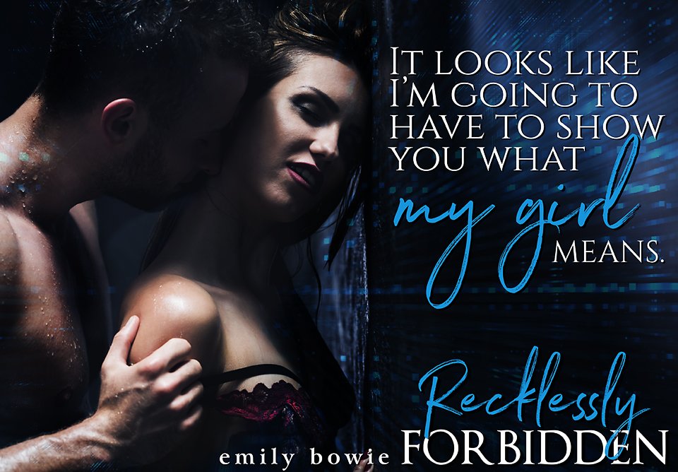 TheNextStepPR's tweet photo. ⭐️ #NewRelease ❤
#RecklesslyForbidden by @emilybowie82
#RomanticSuspense
#FreeOnKU
#Amazon https://t.co/7UMoSRCEA7 https://t.co/812wRPIOeL