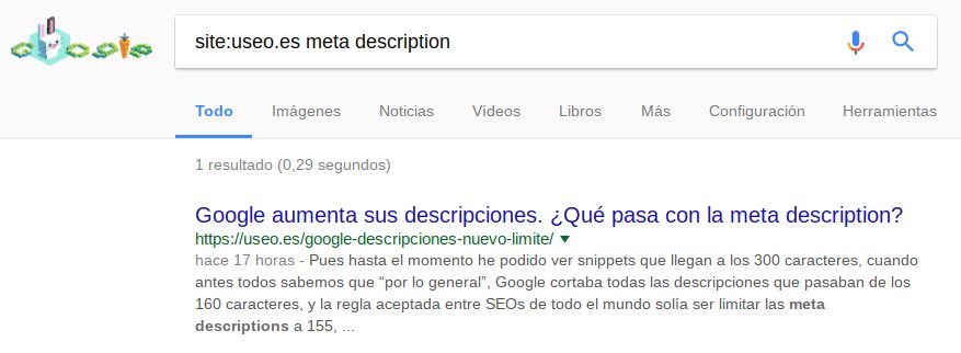 seostratega's tweet photo. @CampamentoWeb @ElblogdelSEO @DeanRomero10 @christian_wilde @CapitanSEO @profesordeseo @AlvaroRondonV @equisele @rubenalonsoes ACTUALIZADO con un primer experimento: 💡¿Qué descripción está mostrando Google para este mismo post? 💡--> https://t.co/c85IzefPgQ https://t.co/QDdPp1bcLi