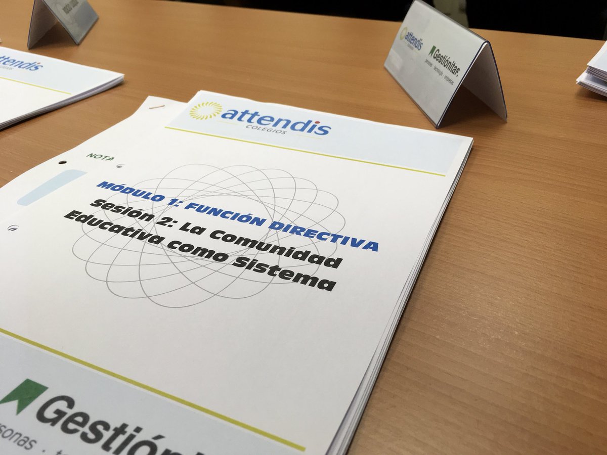 3ª Sesión de Programa Superior de Desarrollo Competencial y Liderazgo! La Función Directiva: la Comunidad Educativa como Sistema <a href="/gestionitas/">Gestiónitas</a> <a href="/attendis/">Grupo Attendis</a>