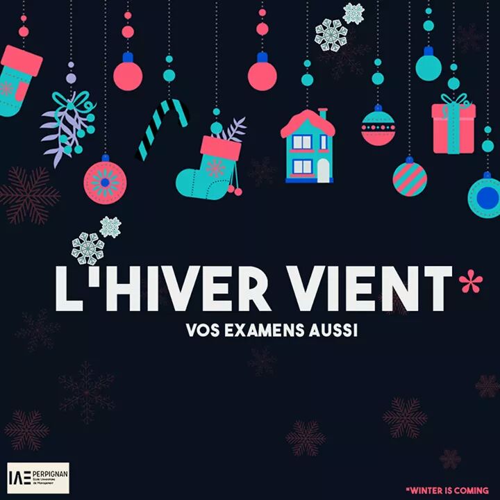 Vous avez cravaché, vous avez travaillé et nous croyons fermement que vous allez tous réussir!

Nous souhaitons bon courage à tous nos étudiants et que "la force soit avec vous".