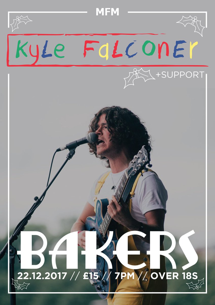 <a href="/viewofficial/">The View</a> <a href="/KyleFrancisFalc/">Kyle Falconer</a> supports <a href="/liamgallagher/">Liam Gallagher</a> tonight in Glasgow.  Catch him headline <a href="/BakersKillie/">BakersKillie</a> on 22nd December.  With tickets available via <a href="/skiddle/">Skiddle</a> skiddle.com/e/13081867