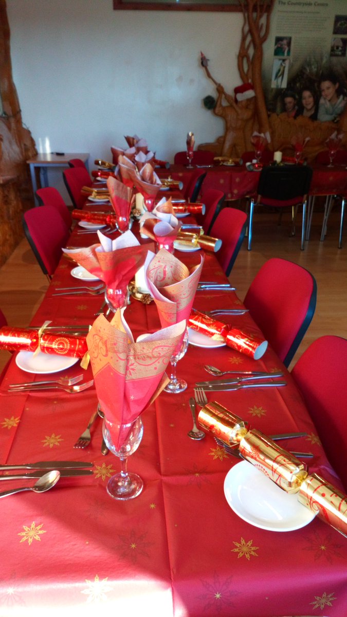 Preparations are underway for our first #christmaslunches today  with festive rooms decked out #locallysourced cheeseboard