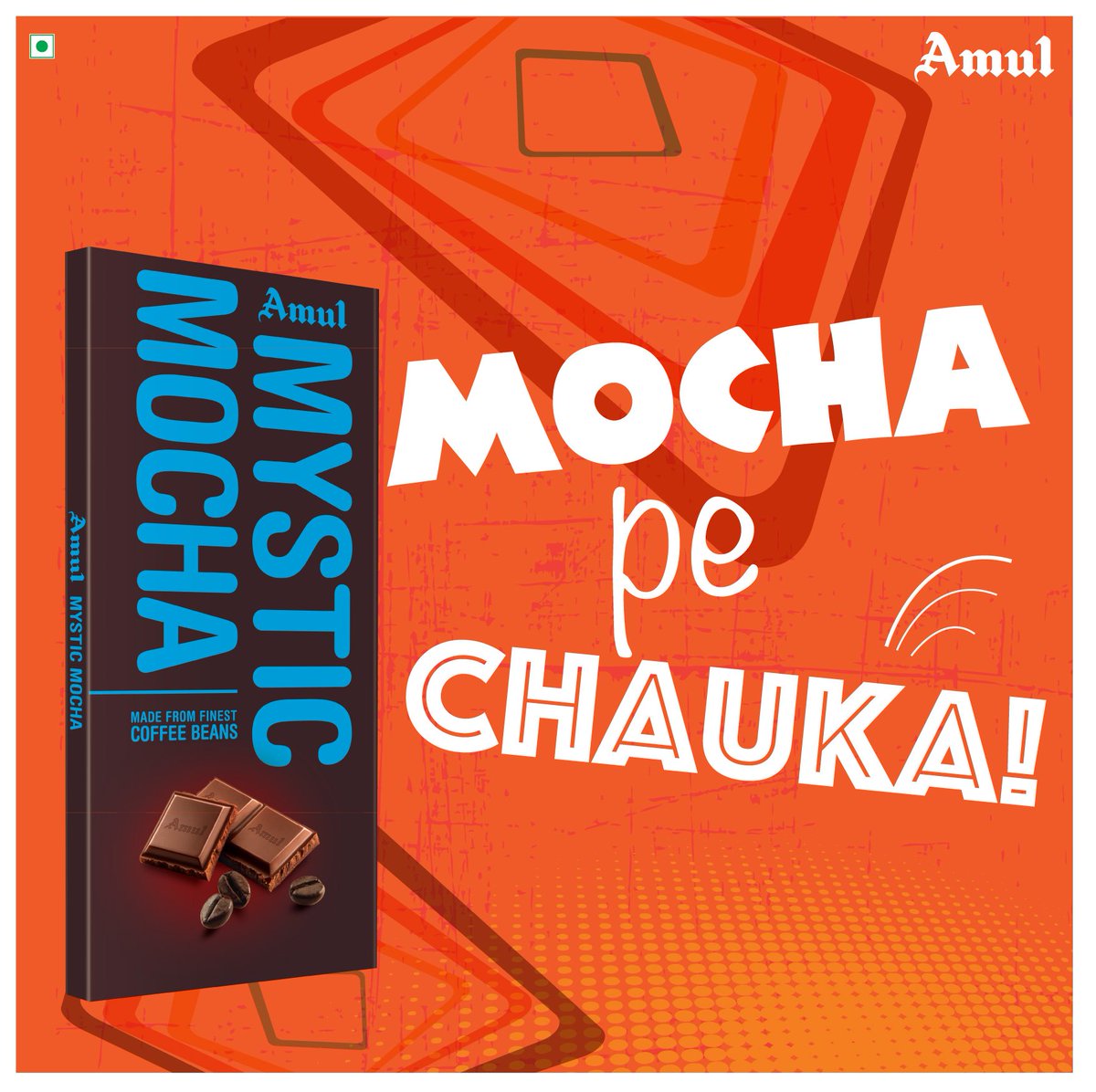 Enjoy the perfect blend of coffee and chocolate with #Amul Mystic Mocha.