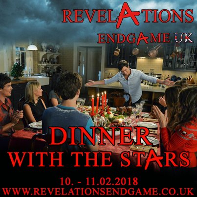 RevEndgameUK's tweet image. ** Information Regarding the unique experience of the Dinner with the Stars Saturday Night! ** #pllcon revelationsendgame.co.uk