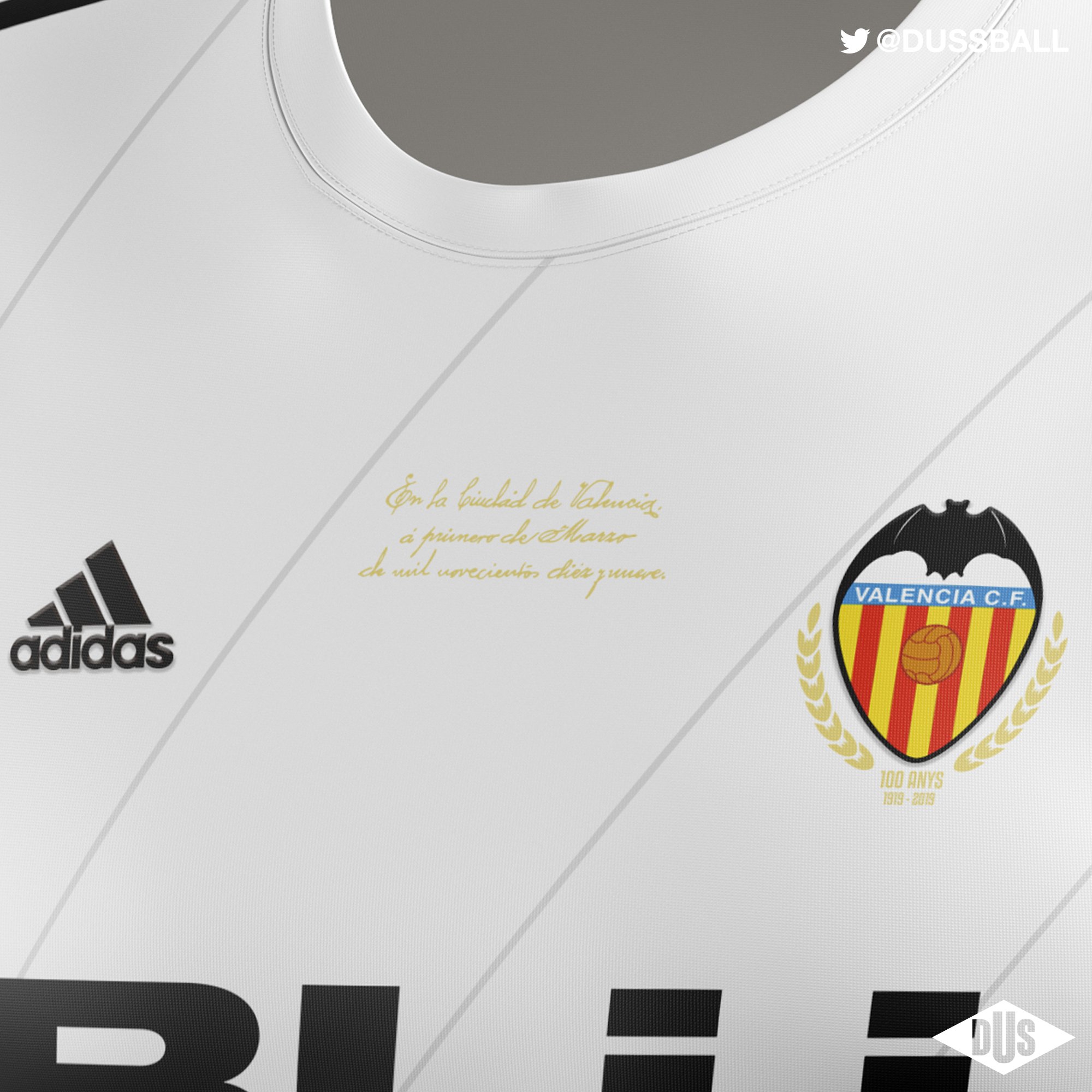 Pepe Dus on Twitter: | Camiseta CENTENARIO @valenciacf. Una equipación utilizada como lienzo el blanco que celebrar 100 años de historia. Va HILO. https://t.co/gDYcELA62c" / Twitter