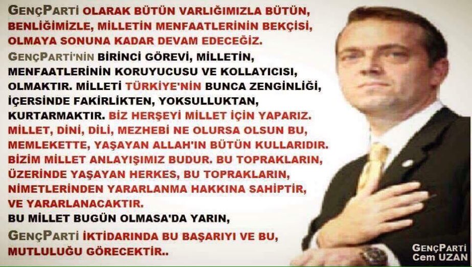 PARTİ MANİFESTOMUZ...