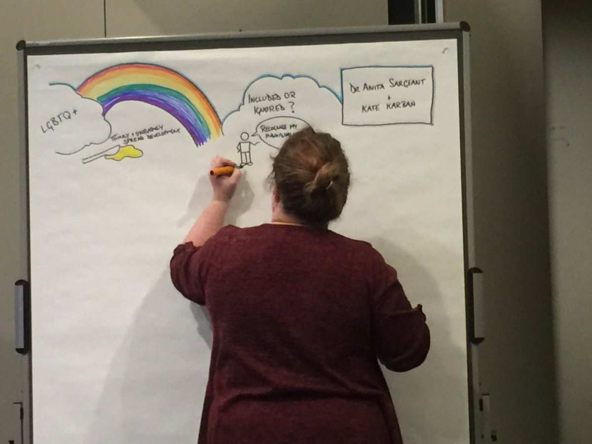 Bridgetmoss14's tweet photo. An artist in residence @NAPCEUK #napceconf17 massive added value to this conference https://t.co/HZDKVdi1Tx