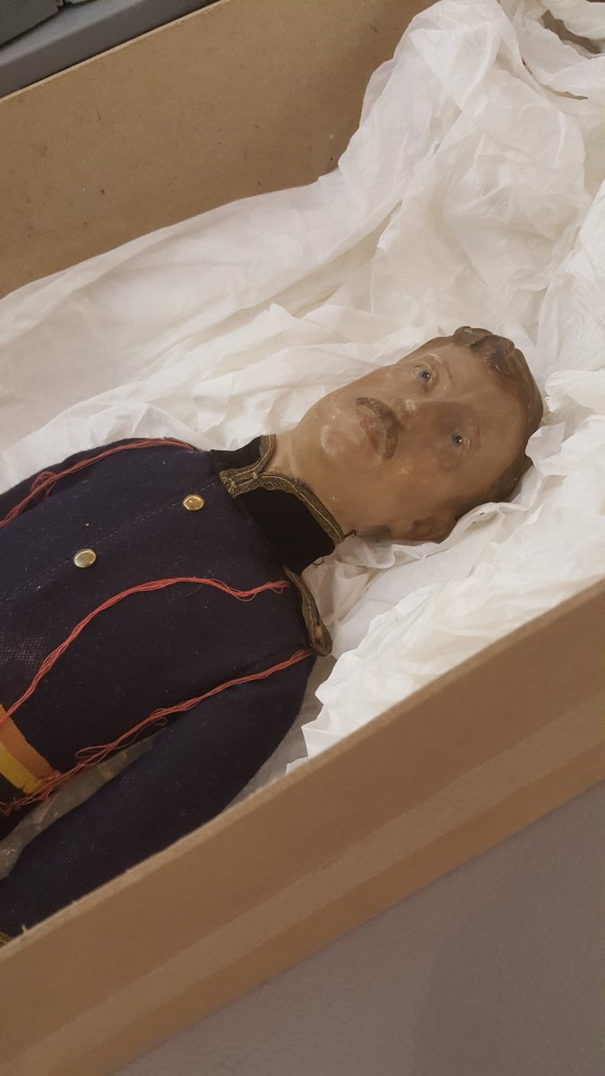 LULGalleries's tweet photo. This week's #ReadingRoomInsight celebrates the diverse range of material in the Liddle Collection. This King Albert of Belgium doll was brought to England by a Belgian refugee. #LiddleCollection https://t.co/J4flO9dtAv
