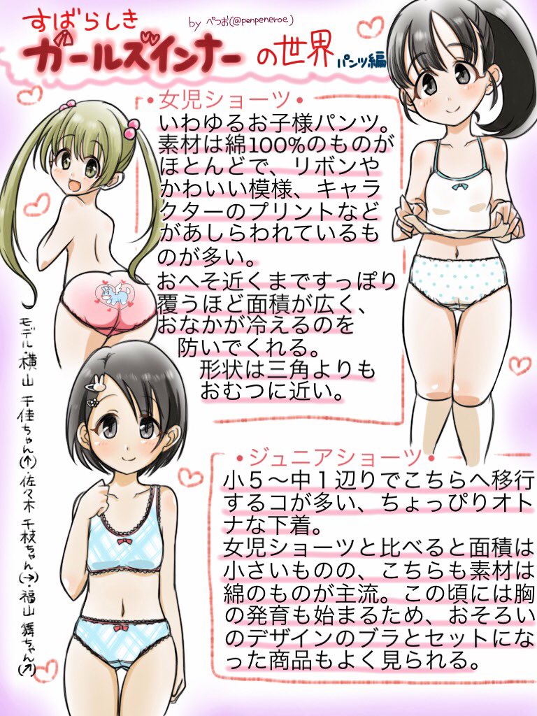 ぺつお すばらしき ガールズインナーの世界 パンツ編 ブラジャー編 横山千佳ちゃん 福山舞ちゃん 佐々木千枝ちゃん 赤城みりあちゃん 櫻井桃華ちゃんにモデルをお願いしました ぺつお すばらしき ガールズインナーの世界 パンツ編 ブラジャー編 横山千佳ちゃん 福山舞ちゃん 佐々木千枝ちゃん 赤城みりあちゃん 櫻井桃華ちゃんにモデルをお願いしました