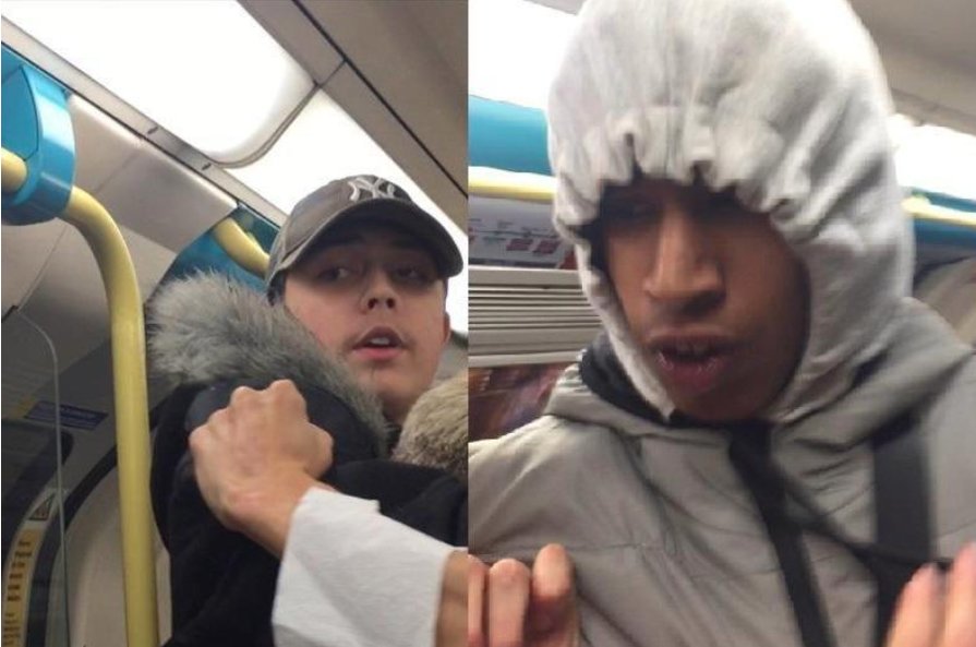 Police are looking for these two men in connection with a homophobic hate crime on the tube. A teenager was 'strangled and forced to apologise for being gay'. standard.co.uk/news/crime/tee…