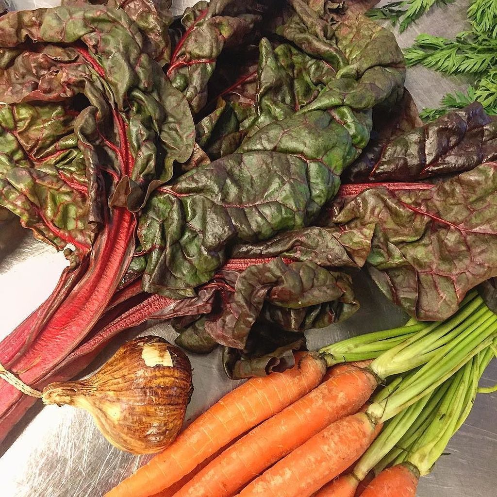 Just love the colour of ruby red chard. Don't throw the stalks away, use them just like you would celery ift.tt/2AN35OA