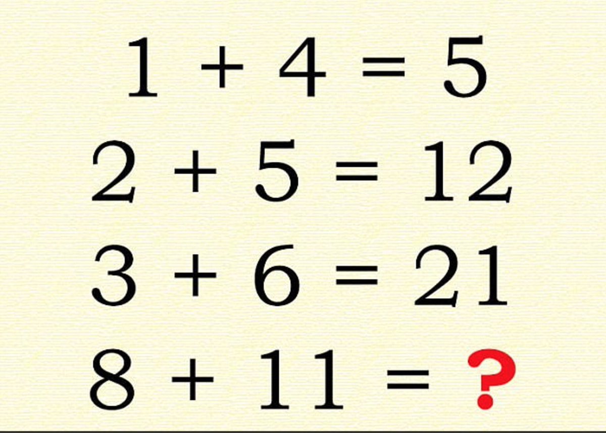 Sólo 1 entre 100 personas encuentran la respuesta correcta a este problema. Escribela y dale RT si tu la encuentras.