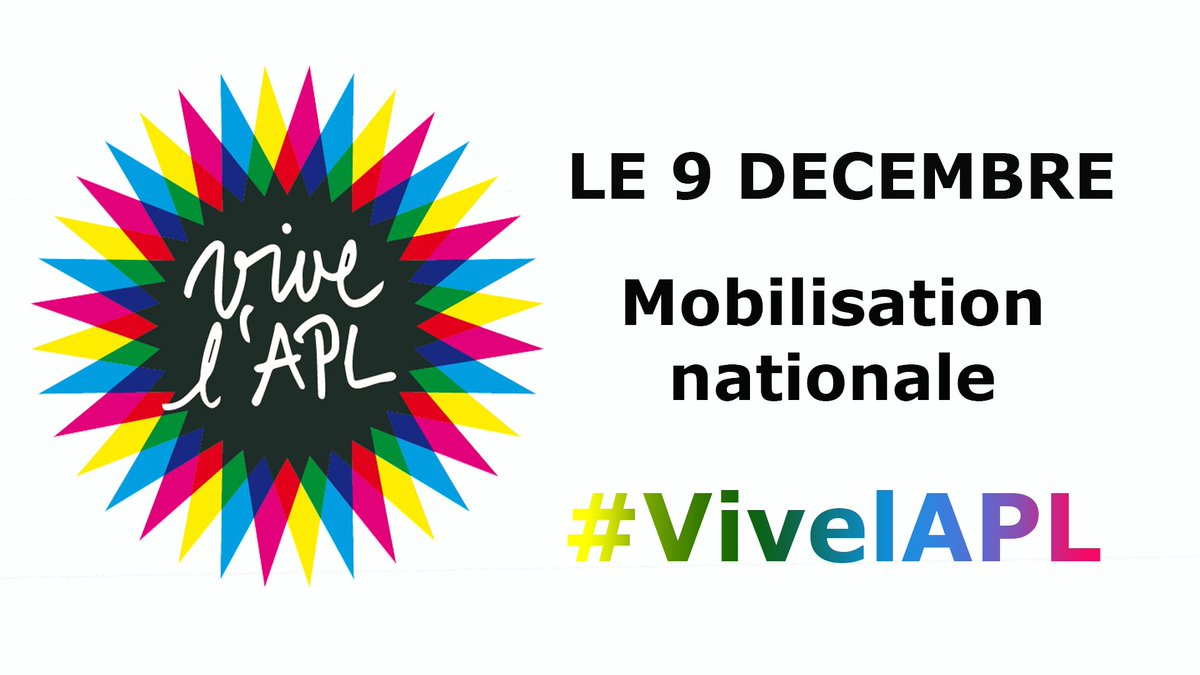 J-5 avant les manifestations contre la baisse des #APL ! Rejoignez-nous ce samedi #9décembre ! ✊
Plus d'infos par ici : facebook.com/events/1484134…
#VivelAPL