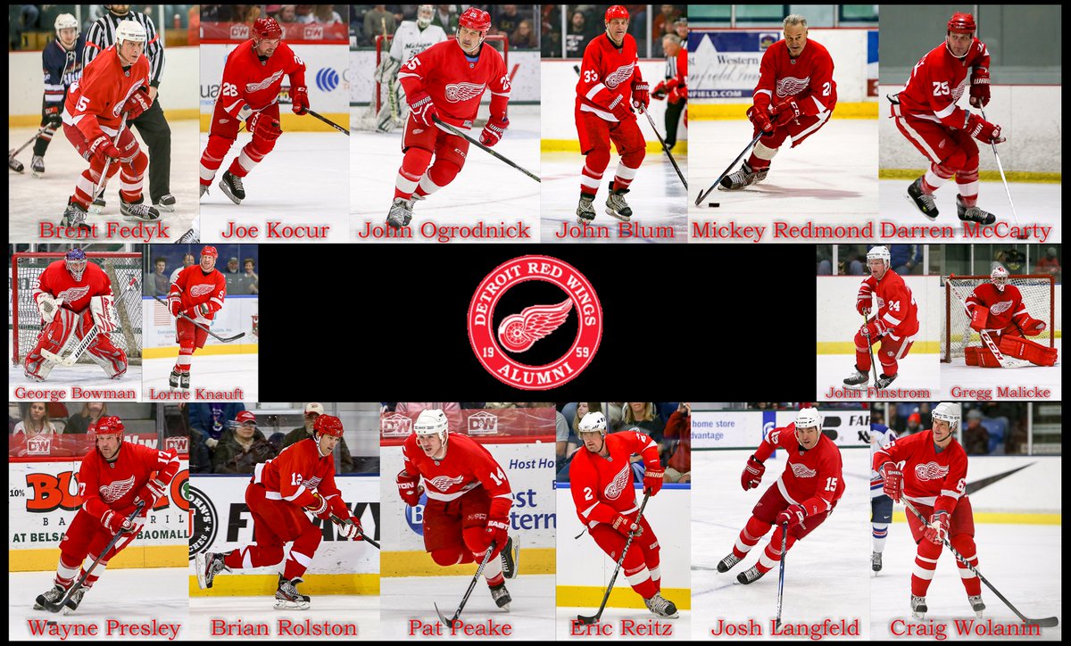 RedWingAlumni's tweet image. Lineup for Friday 12/8 at @DortEventCenter in Flint vs. the Flint Generals Alumni. Hosted by the @FlintFirebirds, puck drop will be at 7pm. This will give the boys a chance to avenge last years loss in that barn. No more miracles on ice...#lockdown #bedcheck #morningskate #lgrw