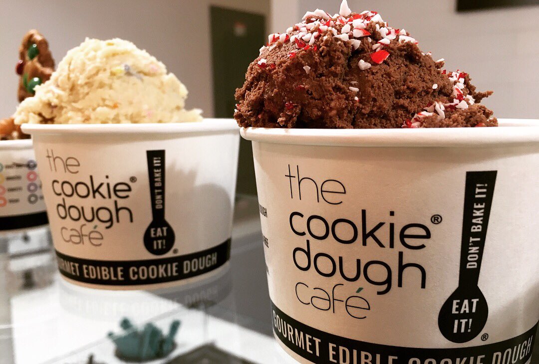 DrewCarney's tweet image. We kicked-off #NationalCookieDay this morning on @KGWSunrise with a visit to The @CookieDoughCaf1
Their edible cookie dough is available in thousands of grocery stores across the country, but they have only ONE Scoop Shop... located in Portland’s Pearl District at NW 13th &amp;amp; Davis