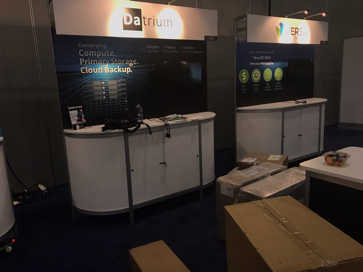 Datrium's tweet image. Getting ready for #GartnerIO #GartnerDC