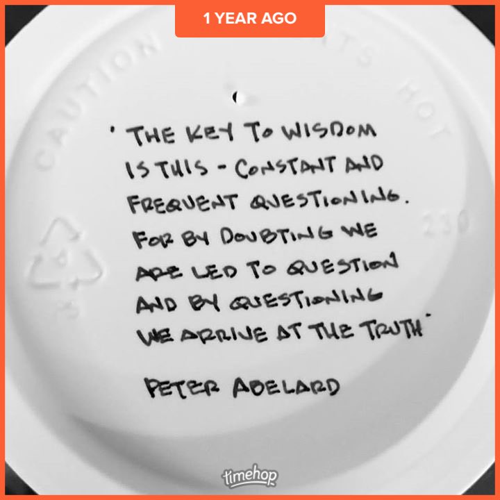toddangiedawson's tweet photo. Thanks #peterabelard #coolbeans366 https://t.co/dHtdy99cLp