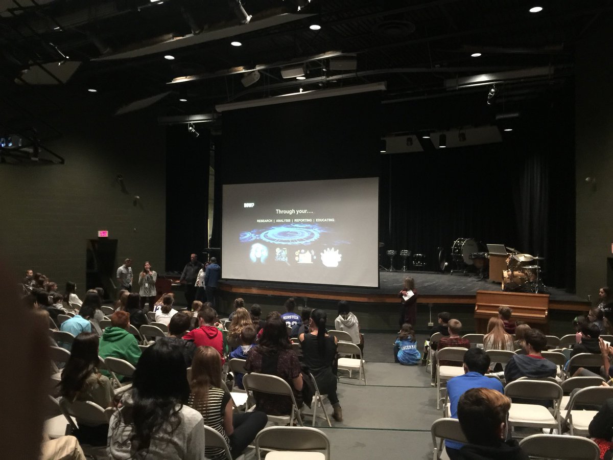 ssmolloy's tweet photo. Kickoff for @109Caruso 7th grade students interdisciplinary unit-Project 2030: What Will Your Future Look Like? #pbl #futurereadystudents #engage109 #engagecms #7thgrade #voiceandchoice https://t.co/t8ZJKLZVab