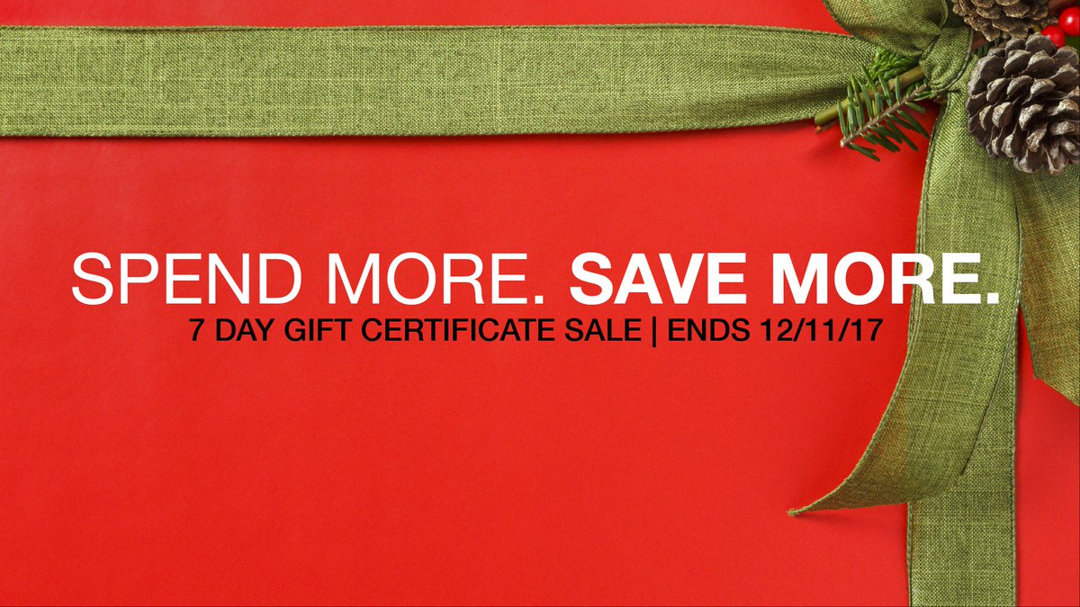 10-15% savings on gift certificates for private lessons, ensembles, tech courses &amp; recording studio time! Offer ends 12/11/17. conta.cc/2AStgnq