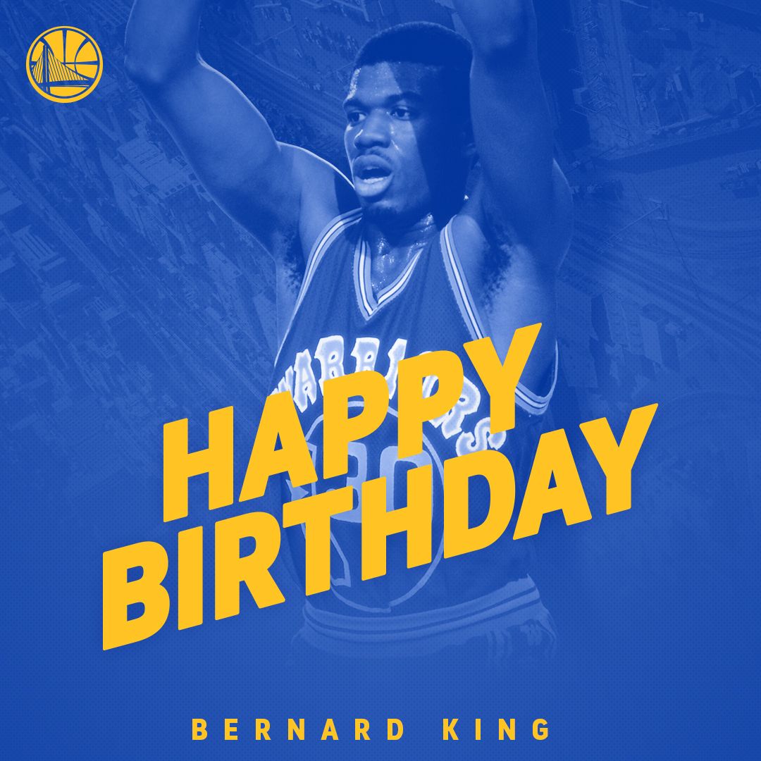 Wishing a very Happy Birthday to Warriors Legend Bernard King! 