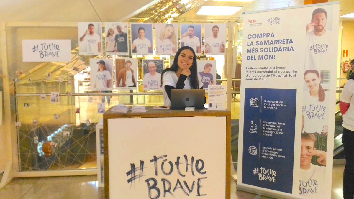 lilladiagonal's tweet photo. #TOTHEBRAVE, la samarreta més solidària del món! Vine a per la teva! La trobaràs a L'illa fins al 10 de Desembre. Lluitem contra el càncer infantil ajudant a construir el nou centre d'oncologia de l'Hospital Sant Joan de Déu, el SJD Pediatric Cancer Center 🏥. https://t.co/dyM37Tnu0Z
