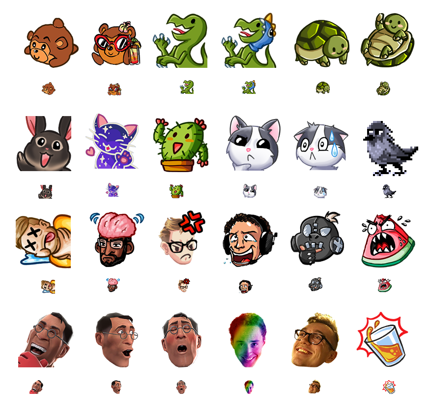 Cool free twitch emotes