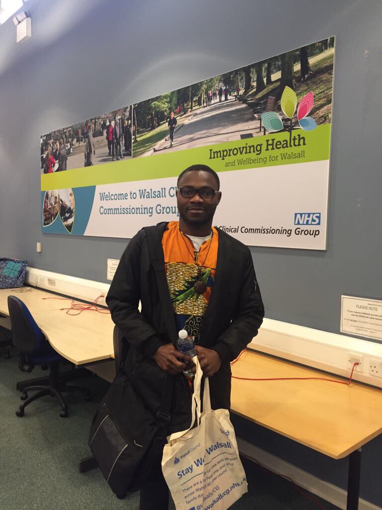 We'd like to thank <a href="/Walsall_College/">Walsall College</a> student Sylvester Walker for being part of our #TakeoverChallenge today as he learnt how the CCG works to improve the health and wellbeing of the people of Walsall!