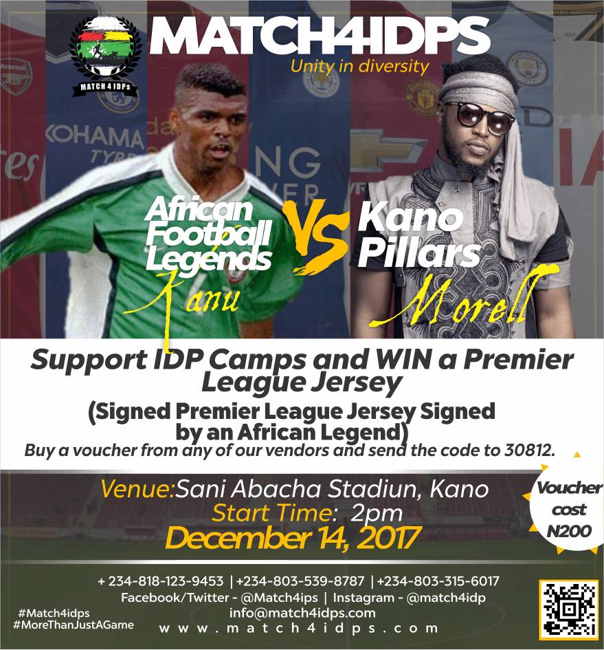 TassEmpire's tweet photo. Call 08051538561 for voucher purchase.... You can buy in bulk of hundred also. Support #Match4idps today, help an IDP #MoreThanJustAGame @iambimbs @Match4IDPs @amoi_unplugged @kingkanu4 @papilokanu @askmori_B @Legendry005 @KanoPillarsFC @WazobiaFMKano @bigmoNaija https://t.co/XthUdebiAr