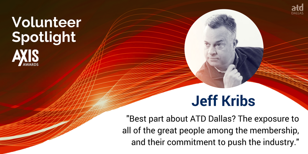 ATDDallas's tweet photo. Some of the top talent in creative industry numbers among our ranks, volunteers like @InfiniKribs, who bring dynamism and ingenuity to all they do. Sure, this is a humble brag, but 'tis the season & our members are worth it! #AXISAwards2017 #DallasKnowsTalent https://t.co/myAmH9TDCh