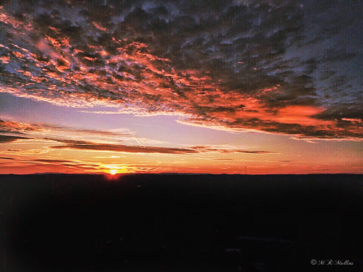 Sun rising over Clintwood ##sunrisedaily #swva #vasbaby #onlyinva