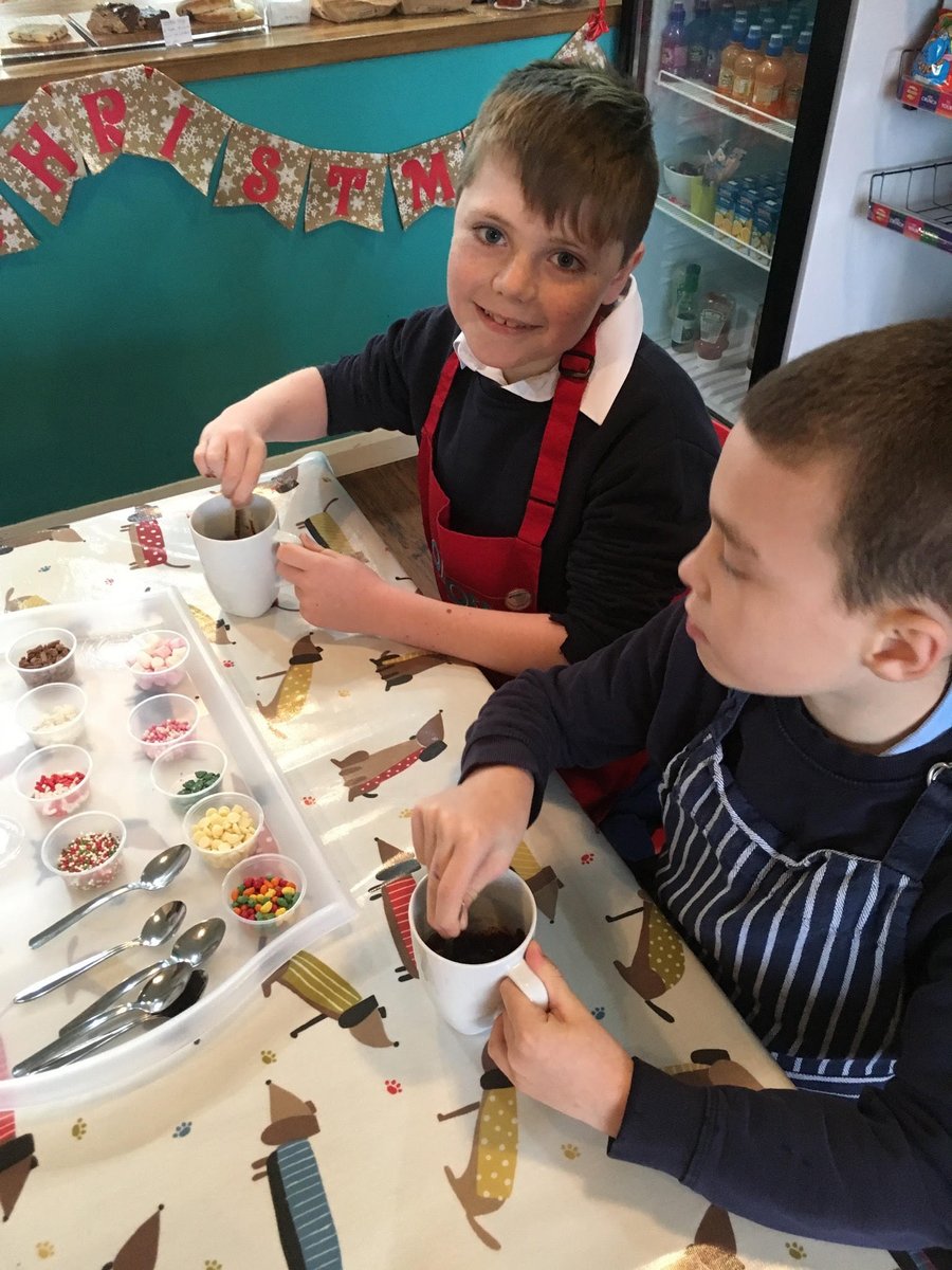 Some of our children had fun making Hot Chocolate #Thedropoffcafe