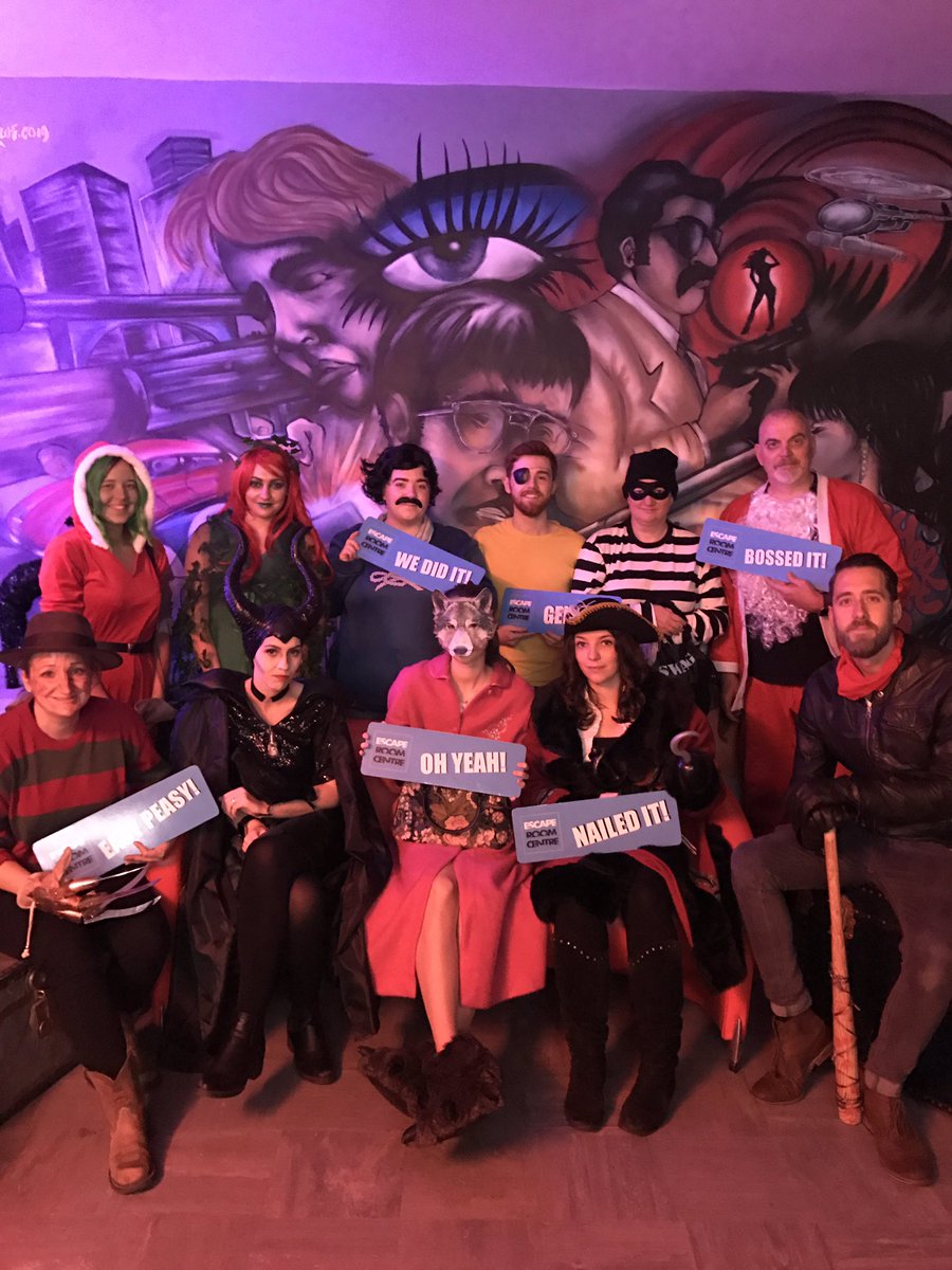 TheEscapeCentre's tweet photo. What a fantastic morning spent with the the gang from @HuddleMedia Well done on your Escape https://t.co/ItnYZAk1hZ