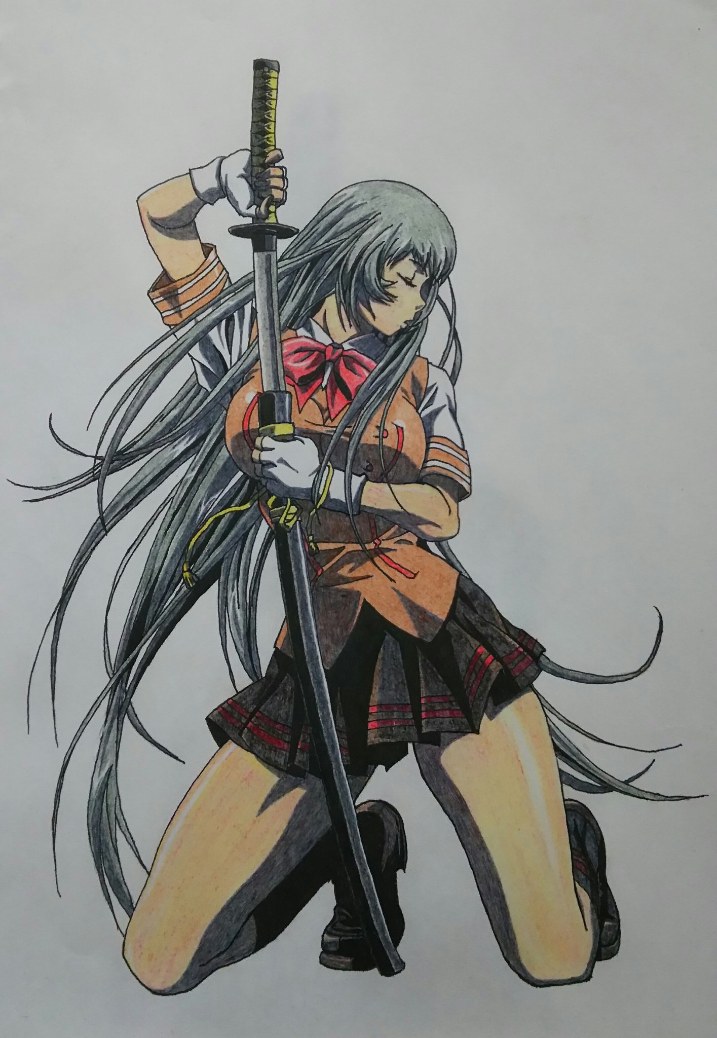 Dead 肌の色が変 お絵かき イラスト 一騎当千 趙雲子龍 T Co 3uqzraoteb Twitter