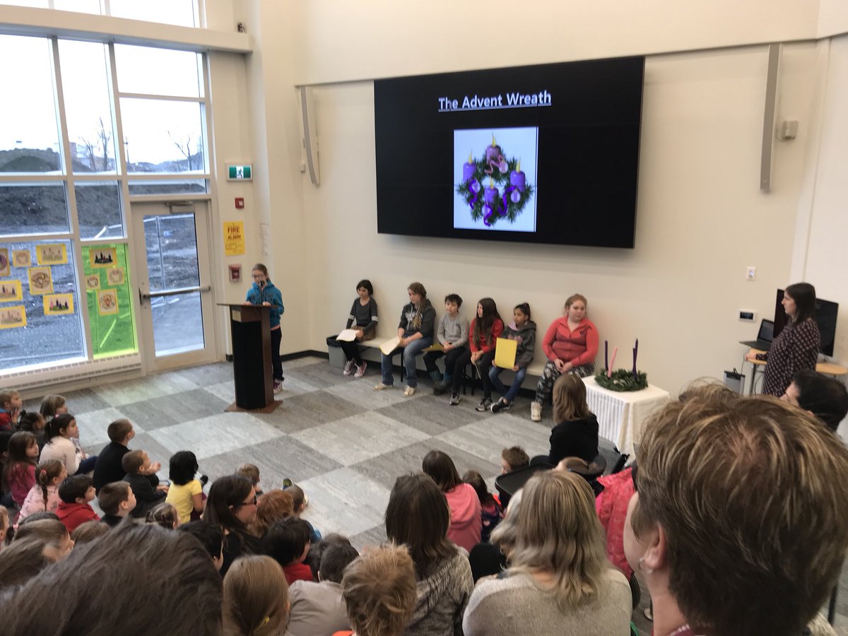 3_5Wolfpack's tweet image. Thank you, @6_8Wolfpack for leading us in our #FirstWeekofAdvent celebration @alcdsb_stfa. We have #hope for the coming of Jesus, our Light of the world.