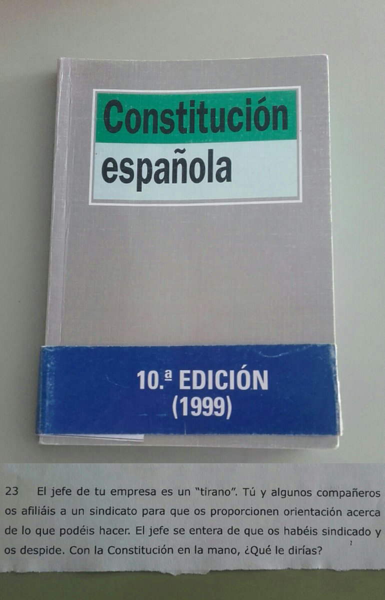 CLCMRHistoria's tweet photo. Todos tenemos dcho a sindicarnos libremente.Tambien tenemos dcho a huelga para defender nuestros intereses y la Ley tiene que regular el ejercicio de este dcho para garantizar y asegurar el mantenimiento de los servicios esenciales de la comunidad #constitucion78 @ies_laslagunas https://t.co/bpwAGwgQ4w