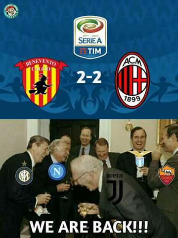 Akhirnya Benevento nemukan lawan yg sepadan di Serie-A.