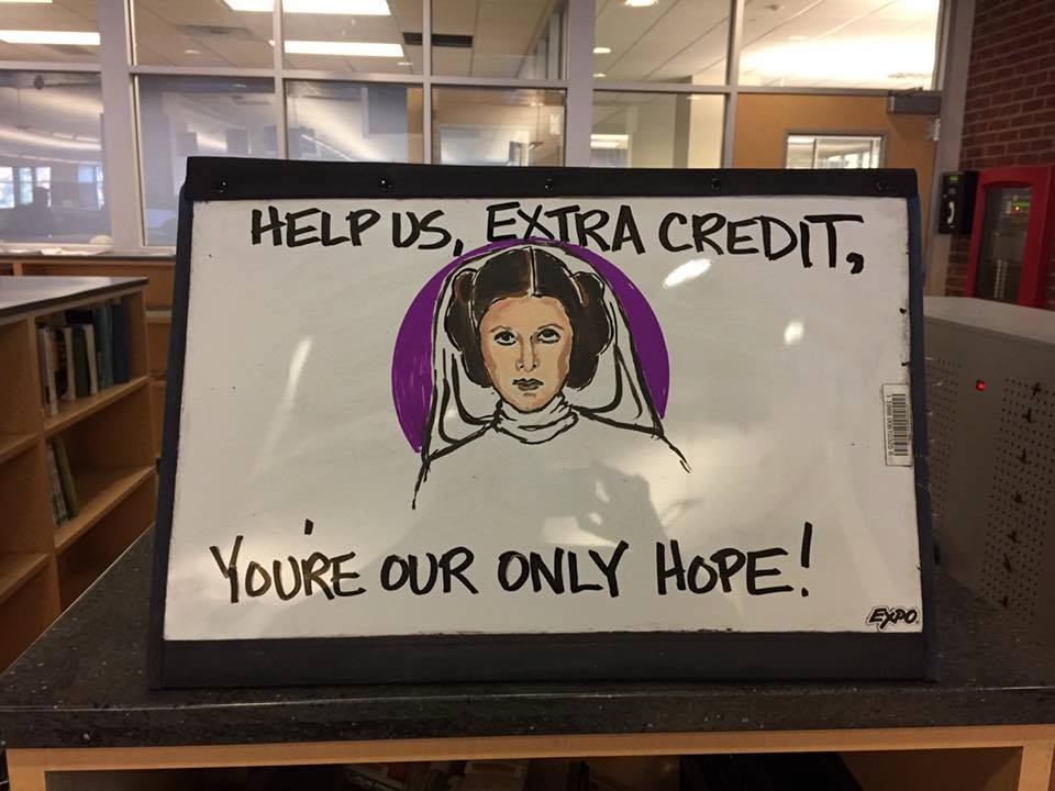 UTCLibrary's tweet image. Happy #LastDayofClasses Mocs! #WhiteboardArt