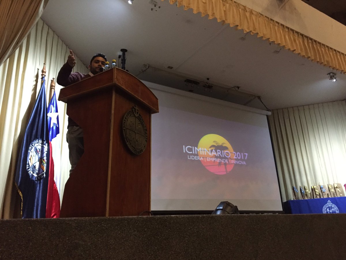 aoyarzunc's tweet photo. Iniciando el #XIciminario de @unap_ici de la @unapcl para hablar de liderazgo, emprendimiento e innovación https://t.co/TG5P7j1H8K