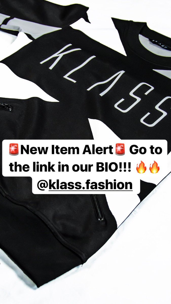 KlassFashion's tweet photo. NEW ITEM ALERT!!! 🔥🔥🔥 CLICK THE LINK IN OUR BIO TO CHECK IT OUT!!!! #KLASS #KlassFashion #KLASSiCK #KlassNSession #NewItem #Alert https://t.co/MWax3ukZMb