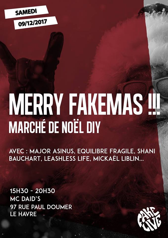 Equilibre Fragile sera présent et en vente au Havre samedi prochain au marché de Noël DIY "Merry FakeMas" de Fake Live au Mc Daid's ! facebook.com/events/3625234…