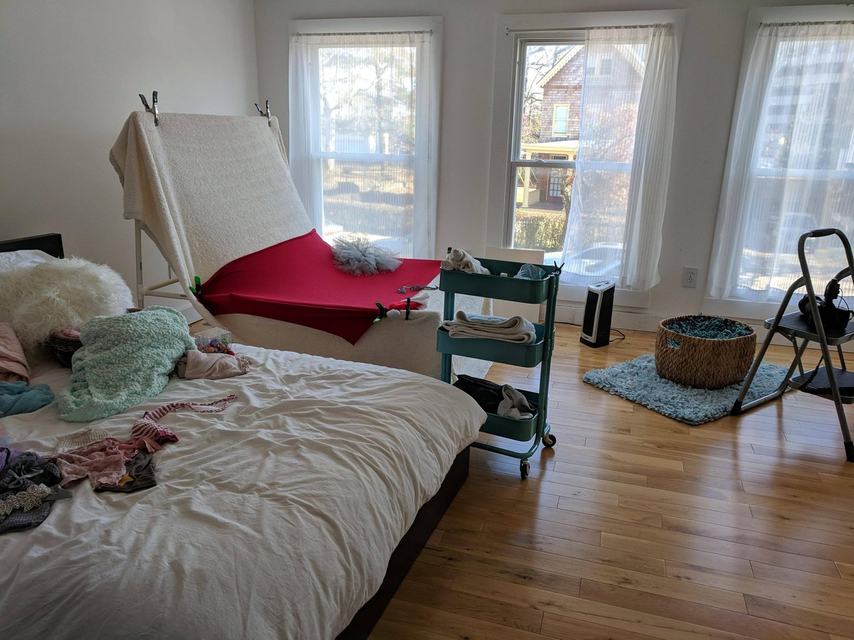 Newborn session at the studio!