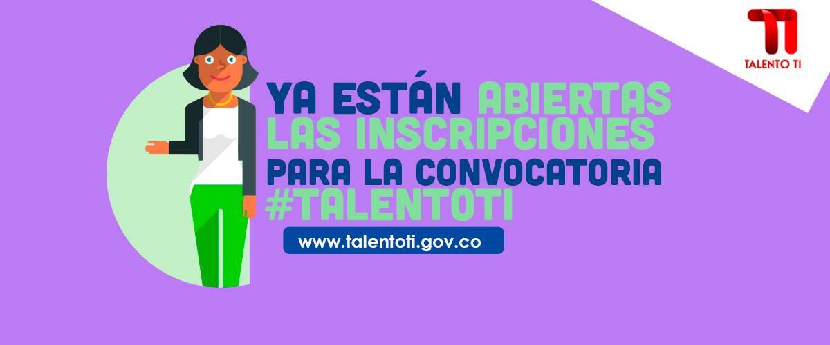 SecEducacionAnt's tweet photo. #AntioquiaCuenta | Se encuentra abierta la convocatoria #TalentoTI de @Ministerio_TIC ¡Estudiar una carrera tecnológica o universitaria en TI podría salirte gratis! Para más información visita: https://t.co/5oMeLai8Bg https://t.co/l2Pm7IFsr8