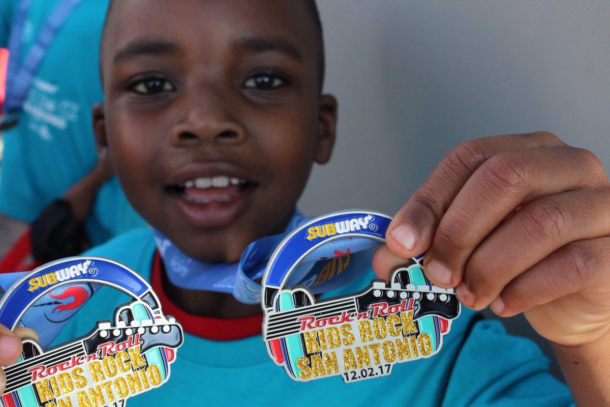 ProsperaHCS's tweet photo. More than 20 @ProsperaHCS youth residents completed the @SUBWAY KiDs Rock 1K during Saturday's ๐๐จ๐๐ค ๐ง ๐๐จ๐ฅ๐ฅ ๐๐๐ซ๐๐ญ๐ก๐จ๐ง. #ProsperaHCS #RnRSanAntonio #beinghealthy https://t.co/XgAk7FzV7y