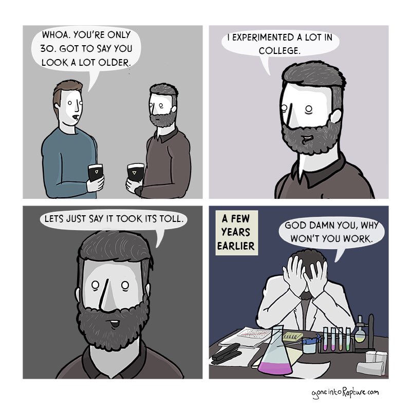 ChemBeerGeek's tweet image. Too true... #STEMproblems