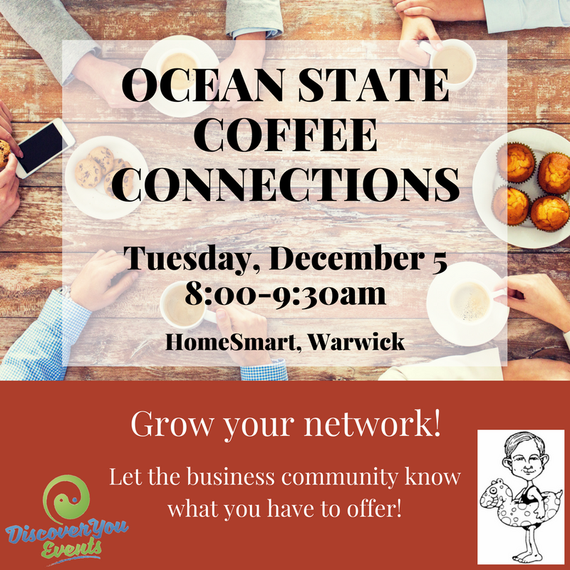 DiscoverUEvent's tweet photo. Join us tomorrow morning for another great networking opportunity: Ocean State Coffee Connections at HomeSmart in Warwick! We'll see you there from 8:00-9:30am! https://t.co/Dh77uCABsK