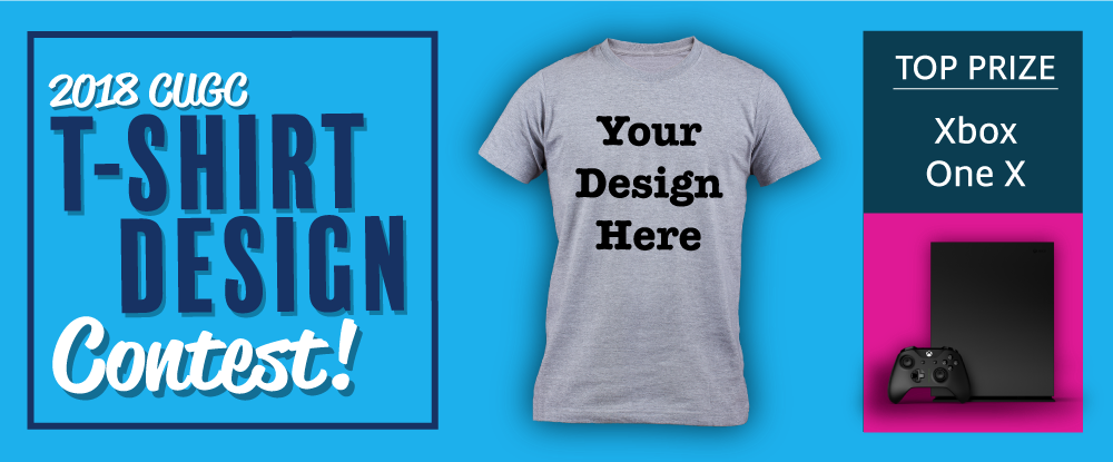 myCUGC's tweet photo. Time to breakout the sketchpad - the 2018 #myCUGC T-Shirt Contest is underway! Submit your design for a chance to be featured on our official 2018 t-shirt that will debut at #CitrixSynergy 2018 &amp; win an Xbox One X! https://t.co/ol5NUtf24M https://t.co/5GiKn54iu7