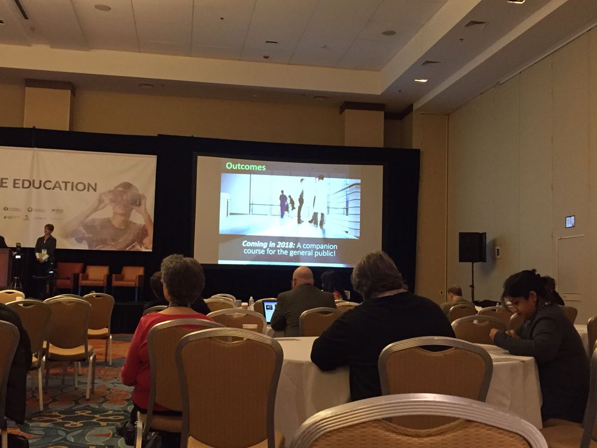 C3_World's tweet photo. #eLearning session and Q&amp;A at @ReimagineHEdu Conference! #RE2017 https://t.co/OKN0l37d4r