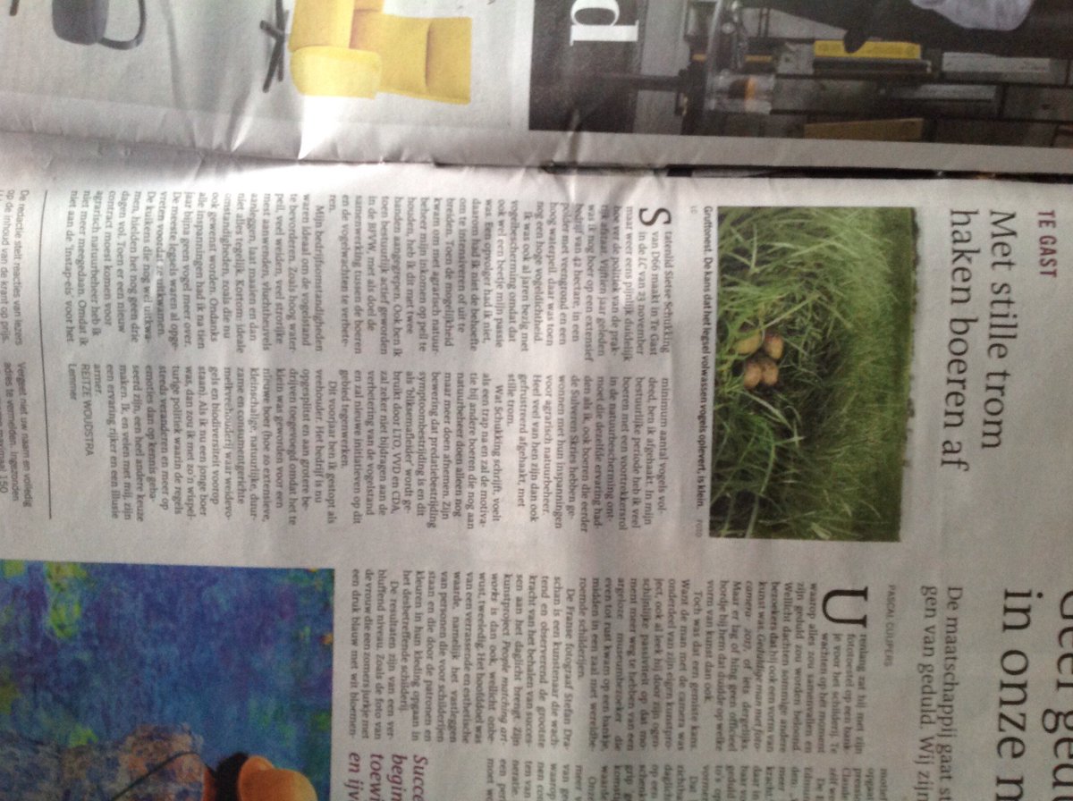 Recht uit het hart. <a href="/SietzeSchukking/">Sietze Schukking</a>