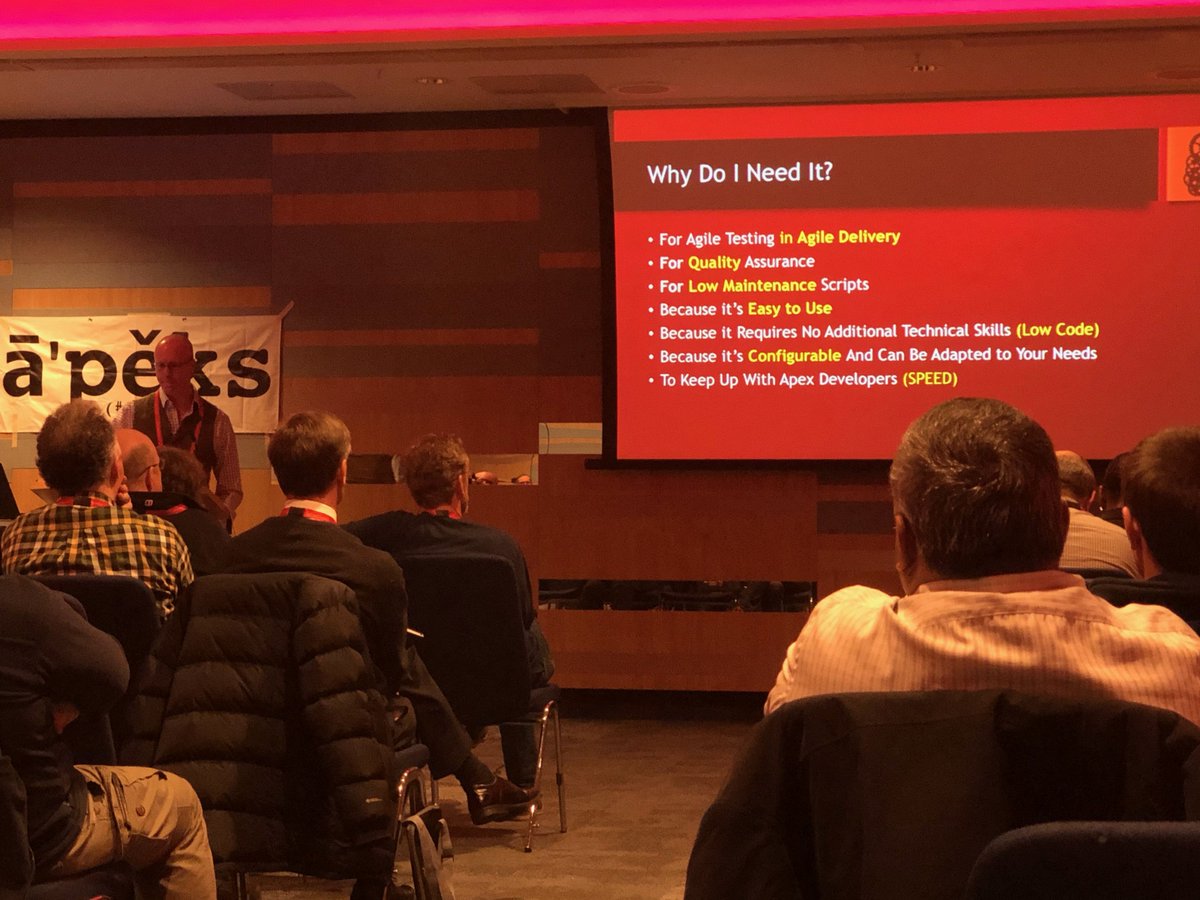 Alex Hafner (@alexhafner) on Twitter photo Streamlining testing on #orclapex - <a href="/simonchunt/">Simon Hunt</a> introduces his automated testing framework at #ukoug_tech17 apextestautomation.co.uk Github: github.com/schunt1/ATAF <a href="/UKOUG/">UK Oracle User Group</a> Streamlining testing on #orclapex - <a href="/simonchunt/">Simon Hunt</a> introduces his automated testing framework at #ukoug_tech17 apextestautomation.co.uk Github: github.com/schunt1/ATAF <a href="/UKOUG/">UK Oracle User Group</a>
